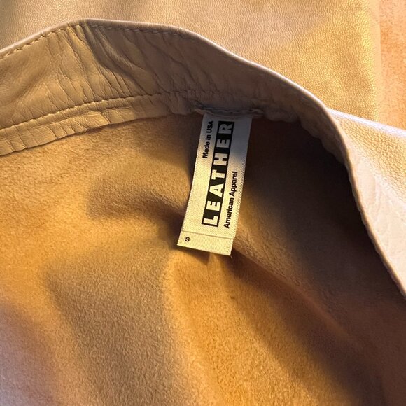 American Apparel Leather Circle Skirt - Picture 4 of 5